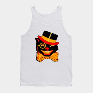 Vintage Halloween Cat 01 Tank Top